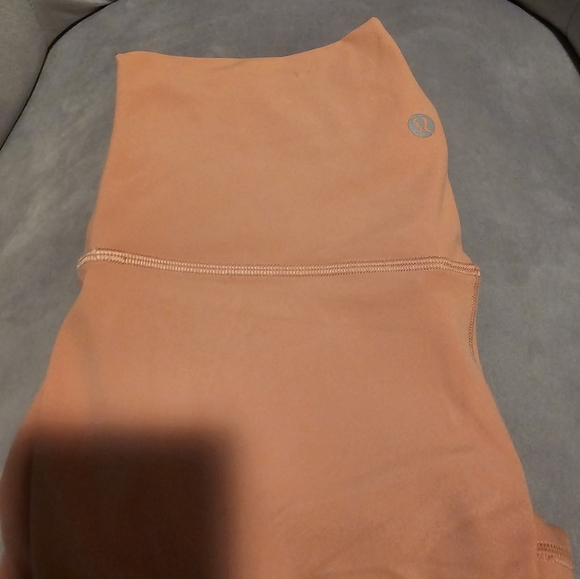 Lululemon Align High-Rise Pant 25" Pink Savannah Sz 6 double lined - Picture 3 of 6